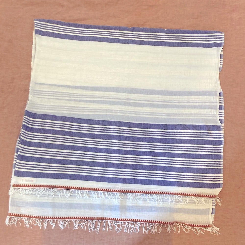Lemlem Striped Gauze Scarf / Sarong
